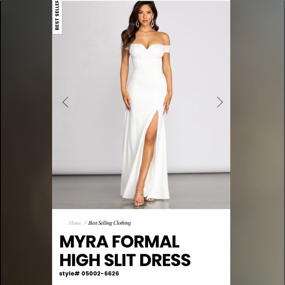 Windsor- SOLD OUT Myra Formal High Slit Dress